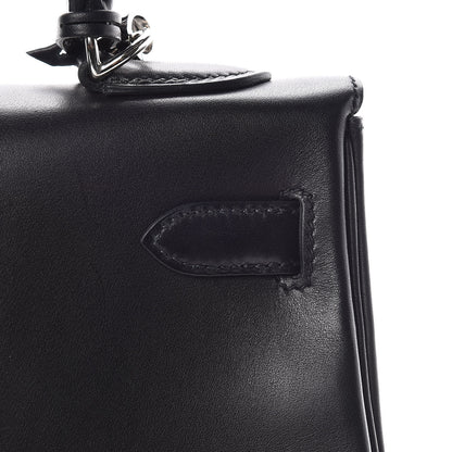 Hermes Evercalf Kelly Retourne 32 Black 17 of 42