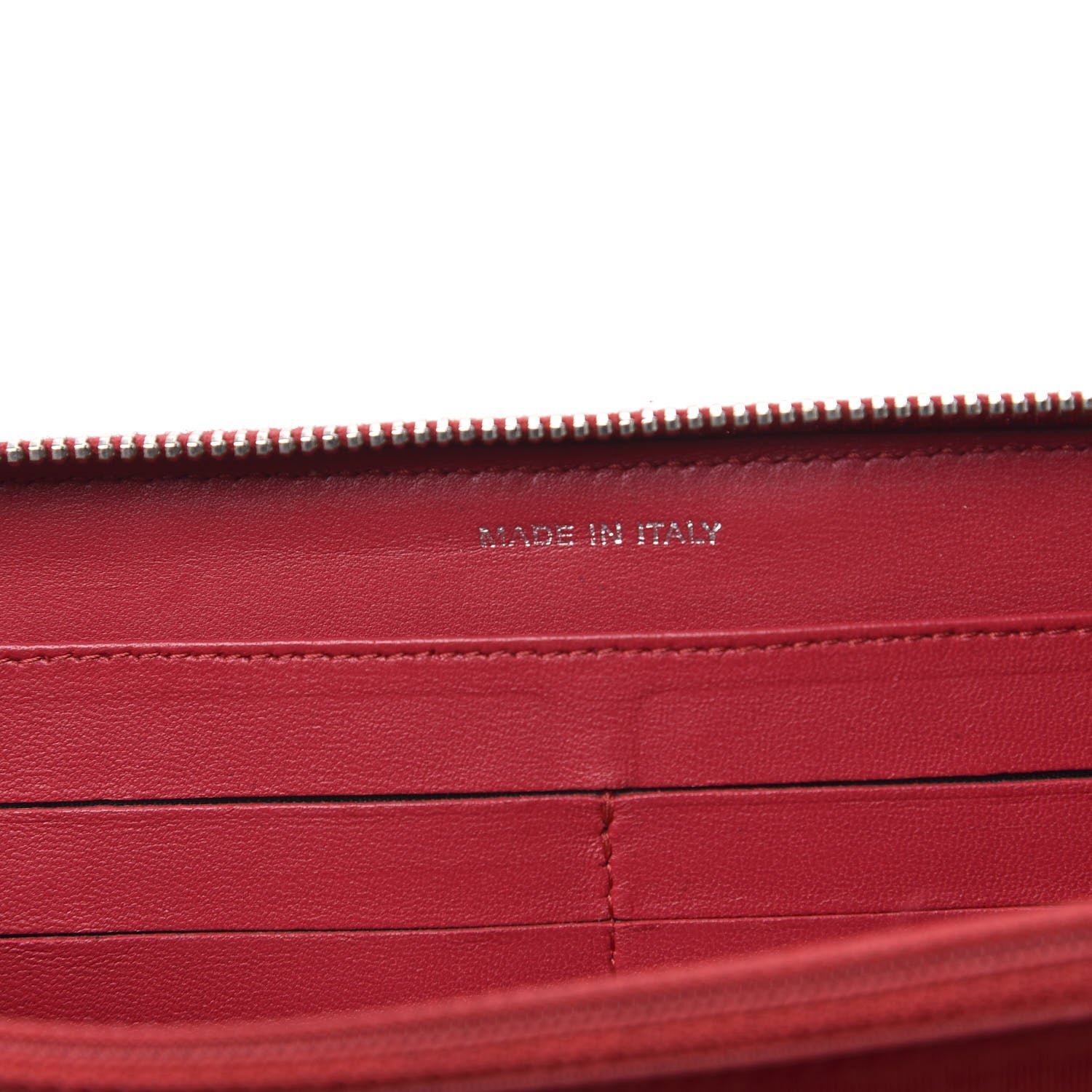 Chanel Lambskin Quilted Zip Around Wallet Dark Pink 7 of 13