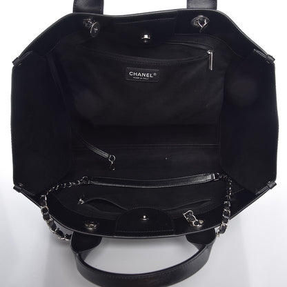 Chanel Caviar Medium Studded Deauville Tote Black 5 of 9