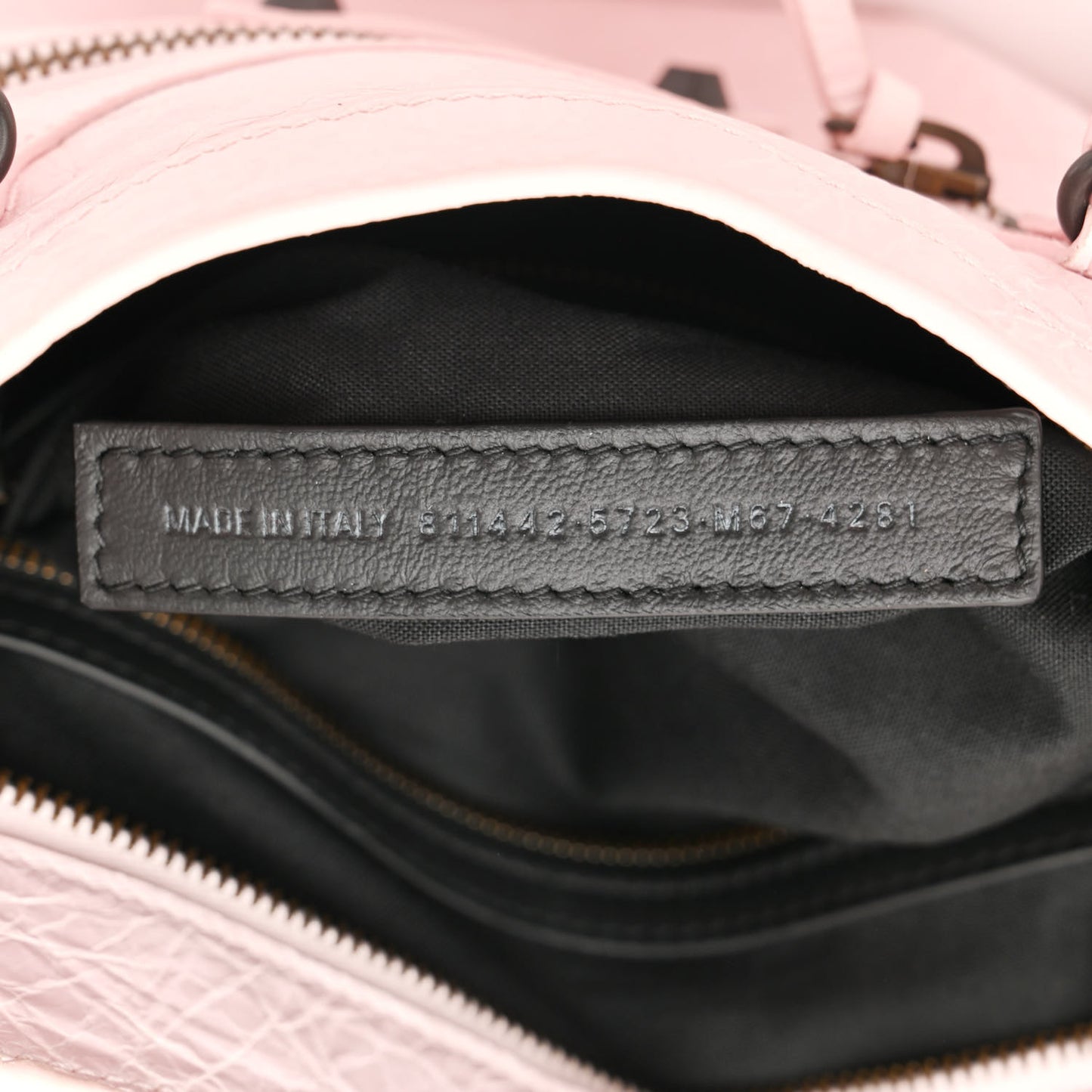 Agneau Arena Classic Hardware Small Le City Light Pink