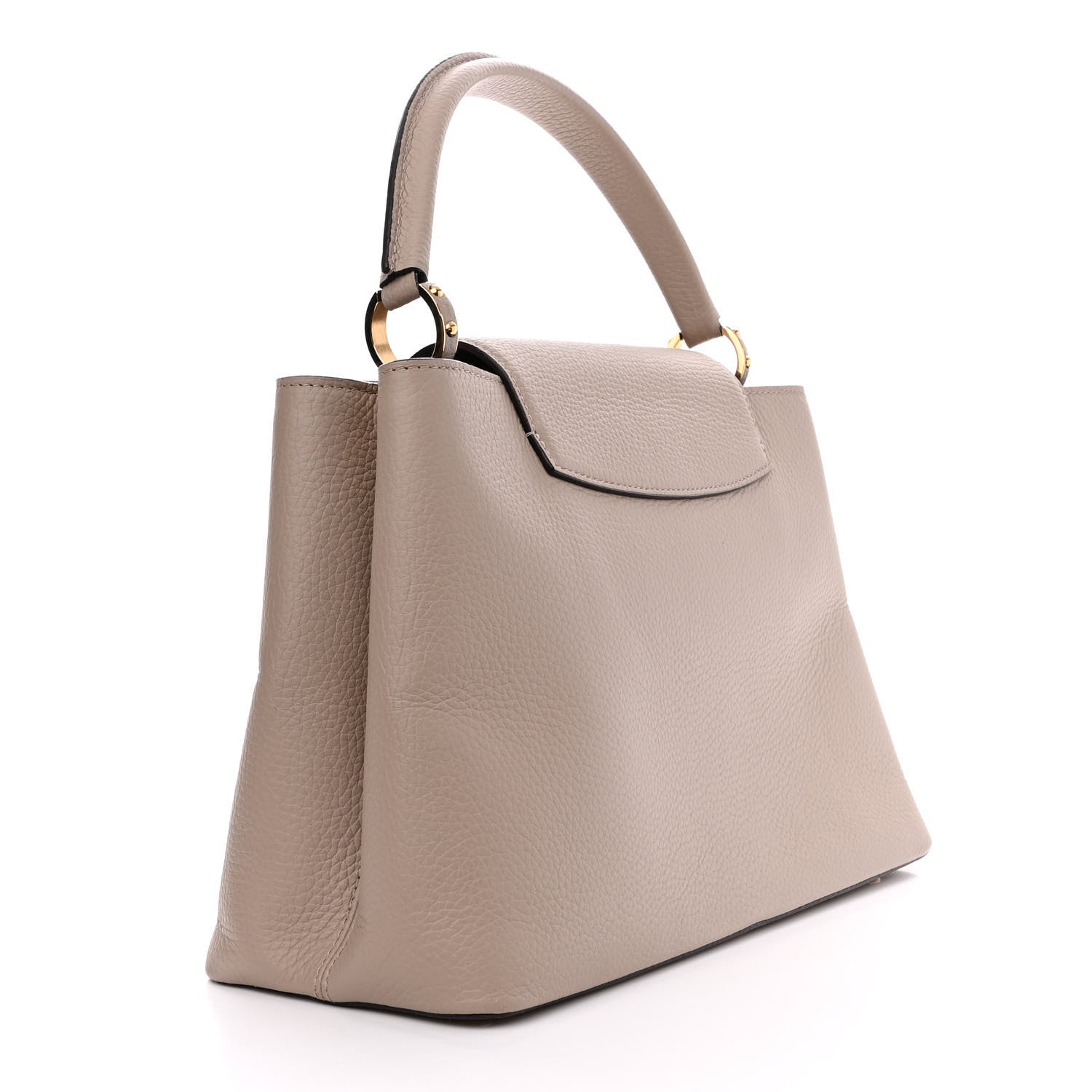 Louis Vuitton Taurillon Capucines MM Galet 3 of 11