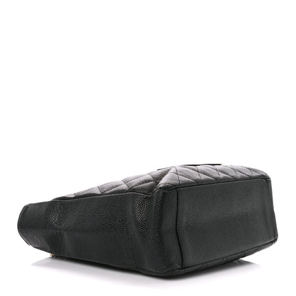 Chanel Caviar Quilted Petit Shopping Tote PST Black 4 of 16