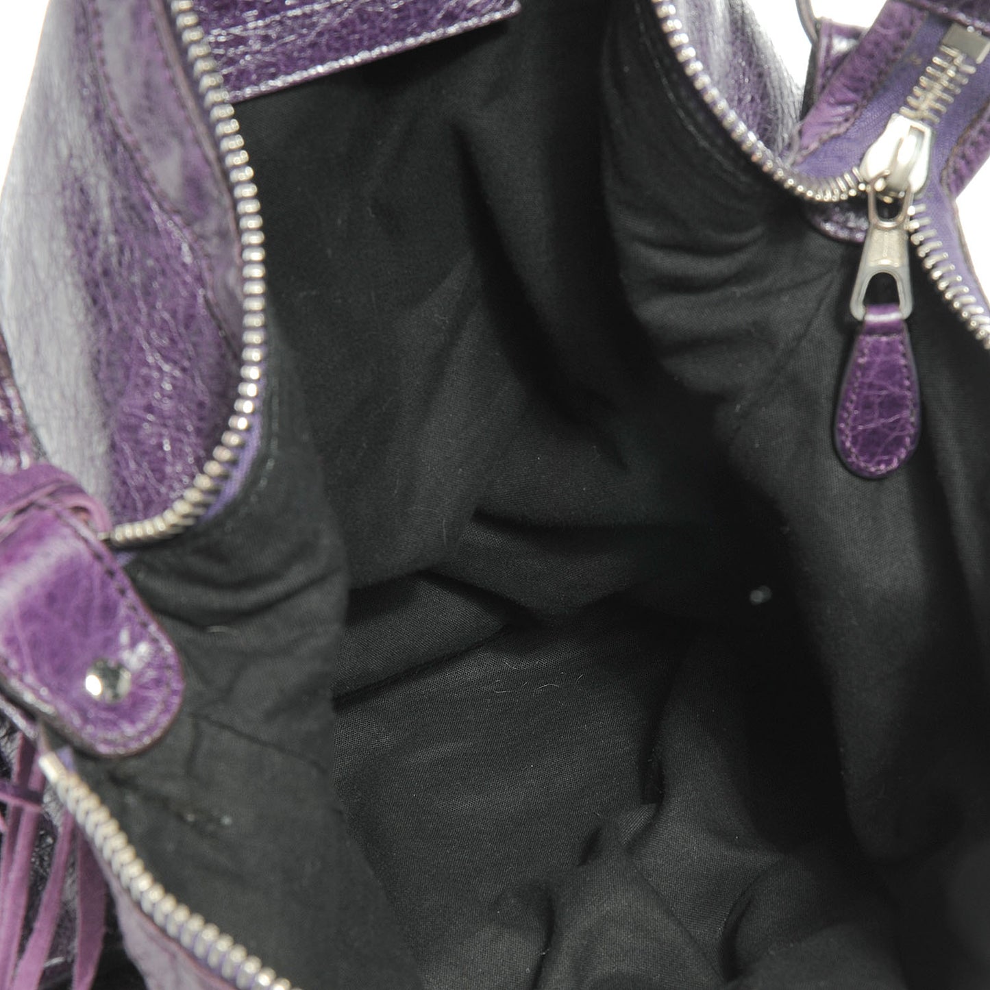 Chevre Giant 21 Silver Hardware Day Hobo Violet