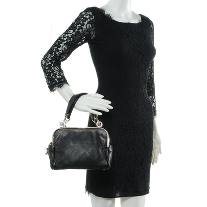 Chanel Lambskin Ultimate Soft Frame Bag Black 2 of 9