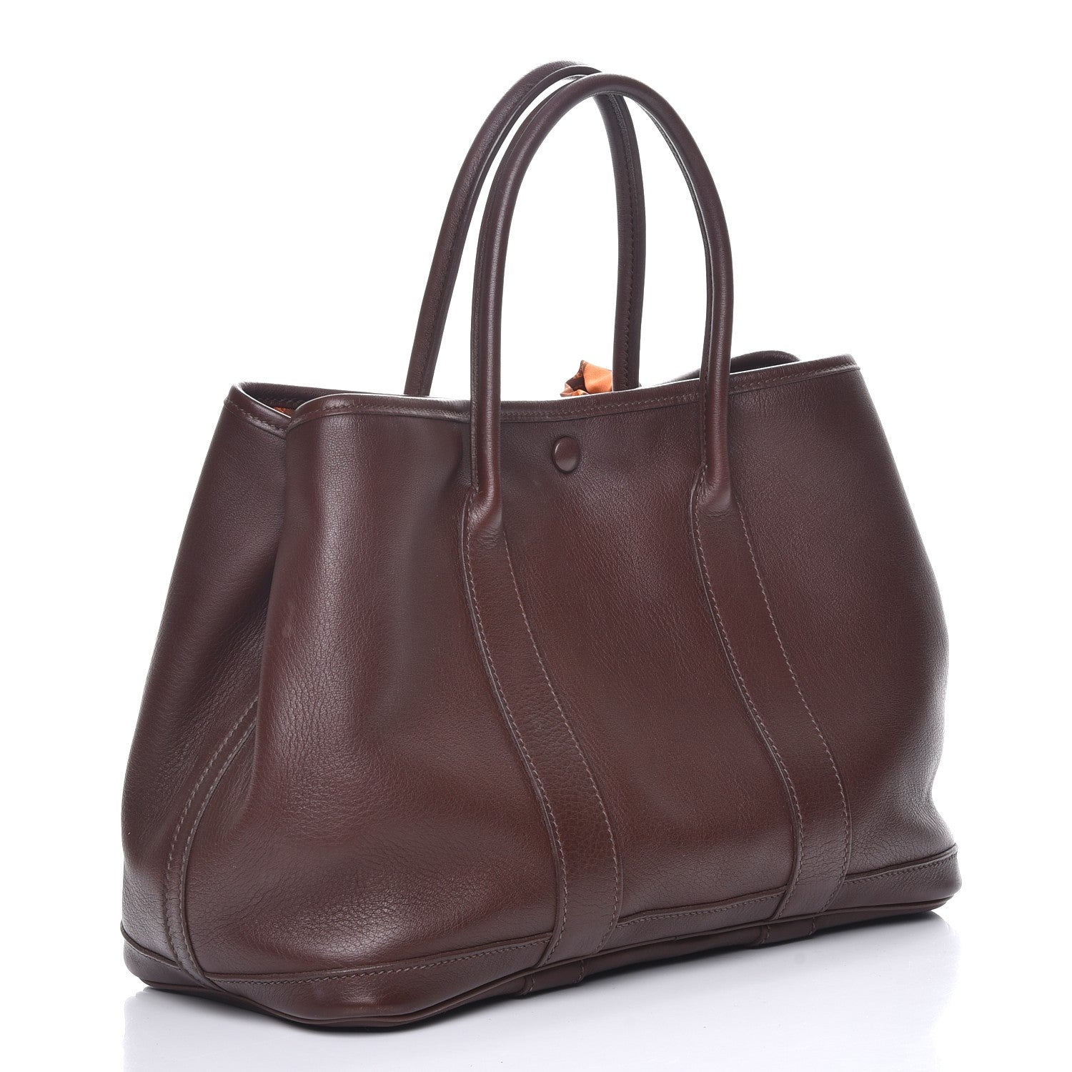Hermes Swift Bolduc Twilly Garden Party TPM Chocolate 3 of 9