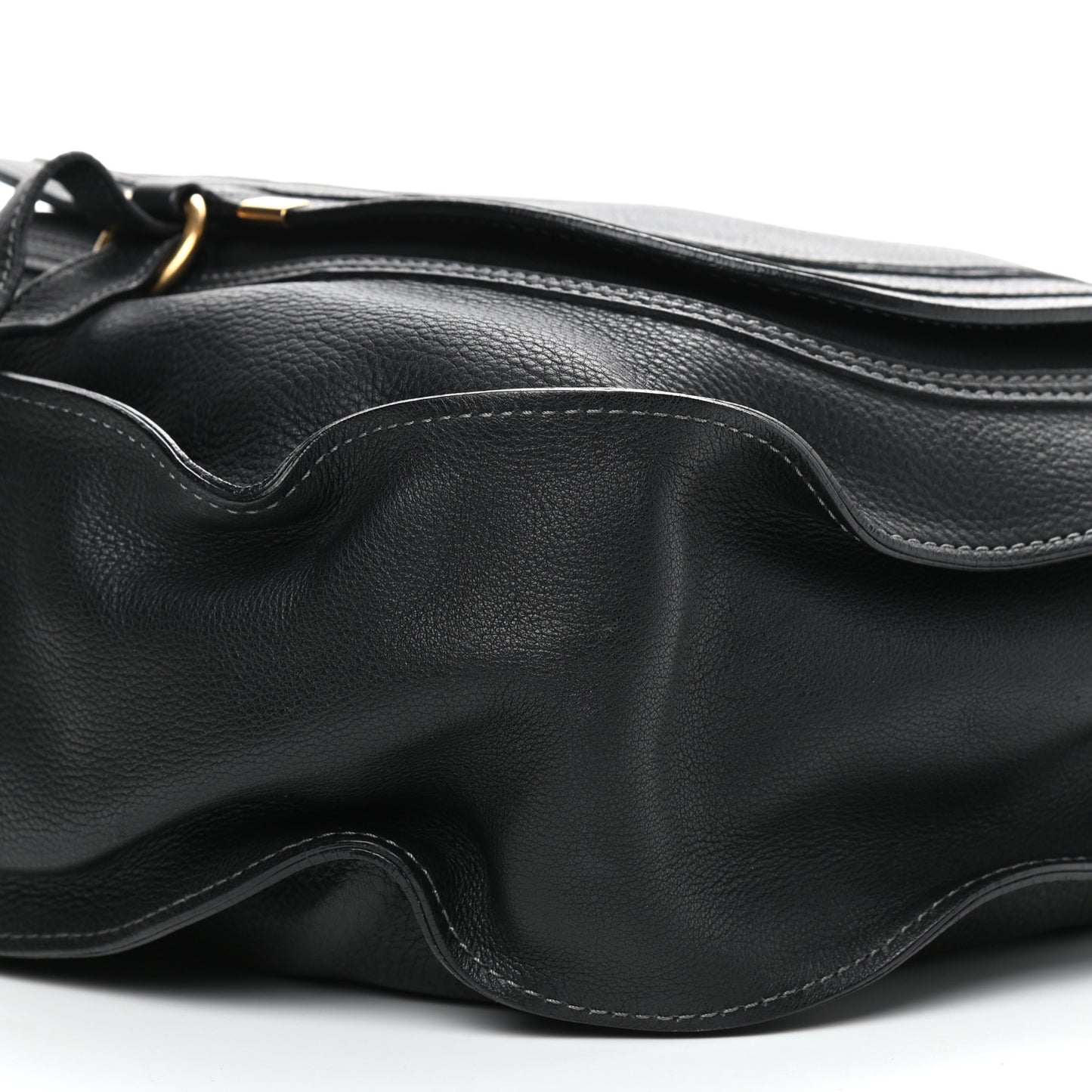 Calfskin Large Marcie Hobo Black