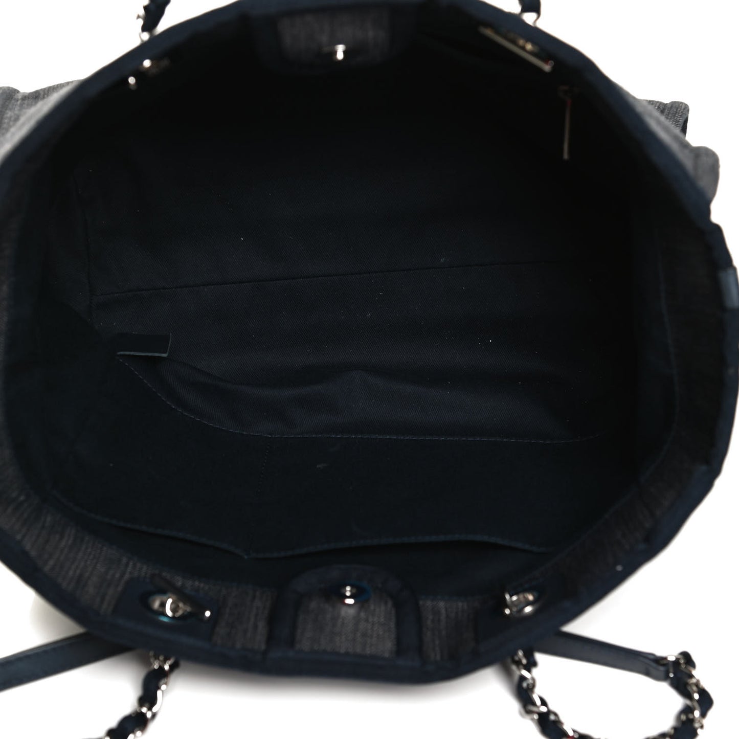 Denim Small Deauville Tote Dark Blue