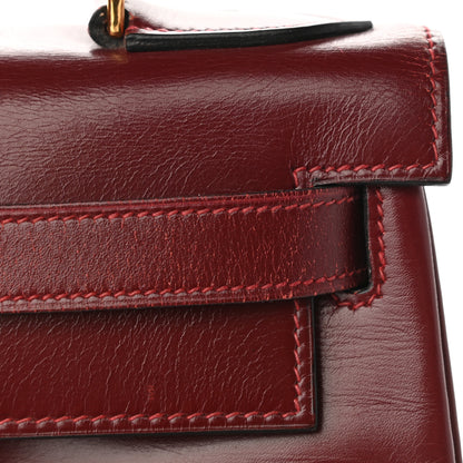 Hermes Box Kelly Retourne 28 Rouge H 23 of 25