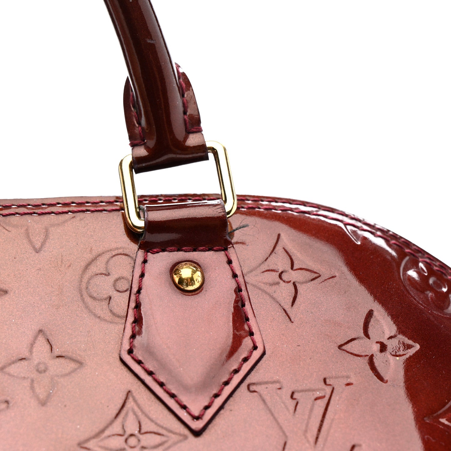 Louis Vuitton Vernis Alma PM Rouge Fauviste 13 of 15