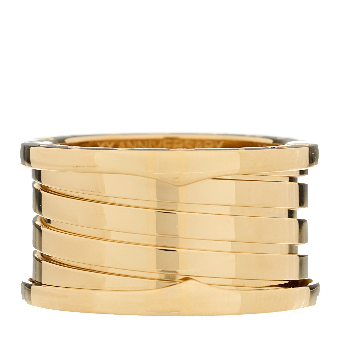 Bulgari 18K Rose Gold B.Zero1 Four-Band Ring 59 8.75 1 of 9