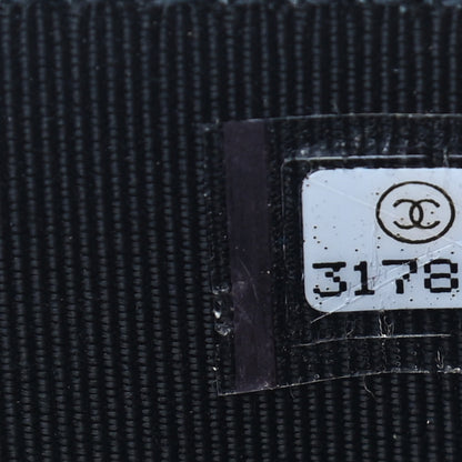 Chanel Lambskin Crochet Quilted Small Vanity Case With Chain Black 7 of 9
