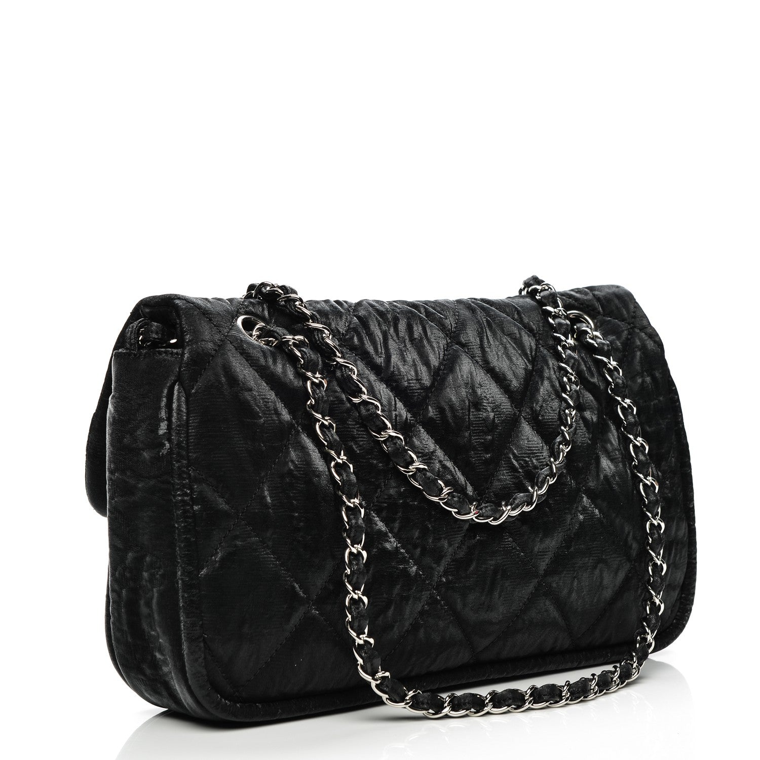 Chanel Coated Canvas Le Marais Flap Black 3 of 7