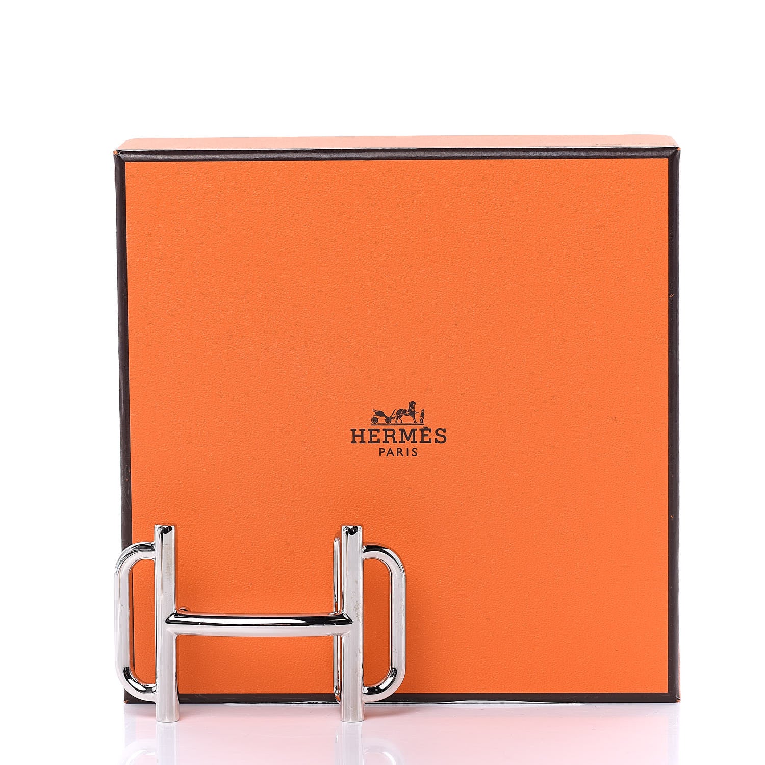 Hermes Palladium 32mm Gamma Belt Buckle 5 of 5