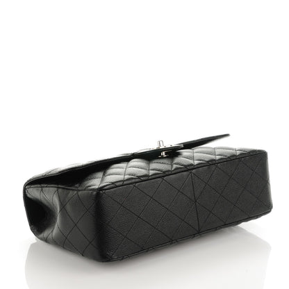 Chanel Caviar Quilted Jumbo Single Flap Black 4 of 8