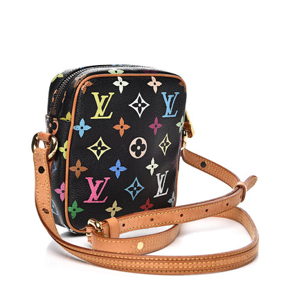 Louis Vuitton Monogram Multicolor Rift Black 2 of 12