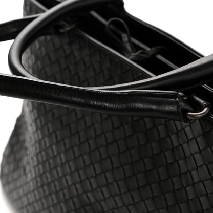 Bottega Veneta Nappa Intrecciato Milano Tote Black 24 of 29