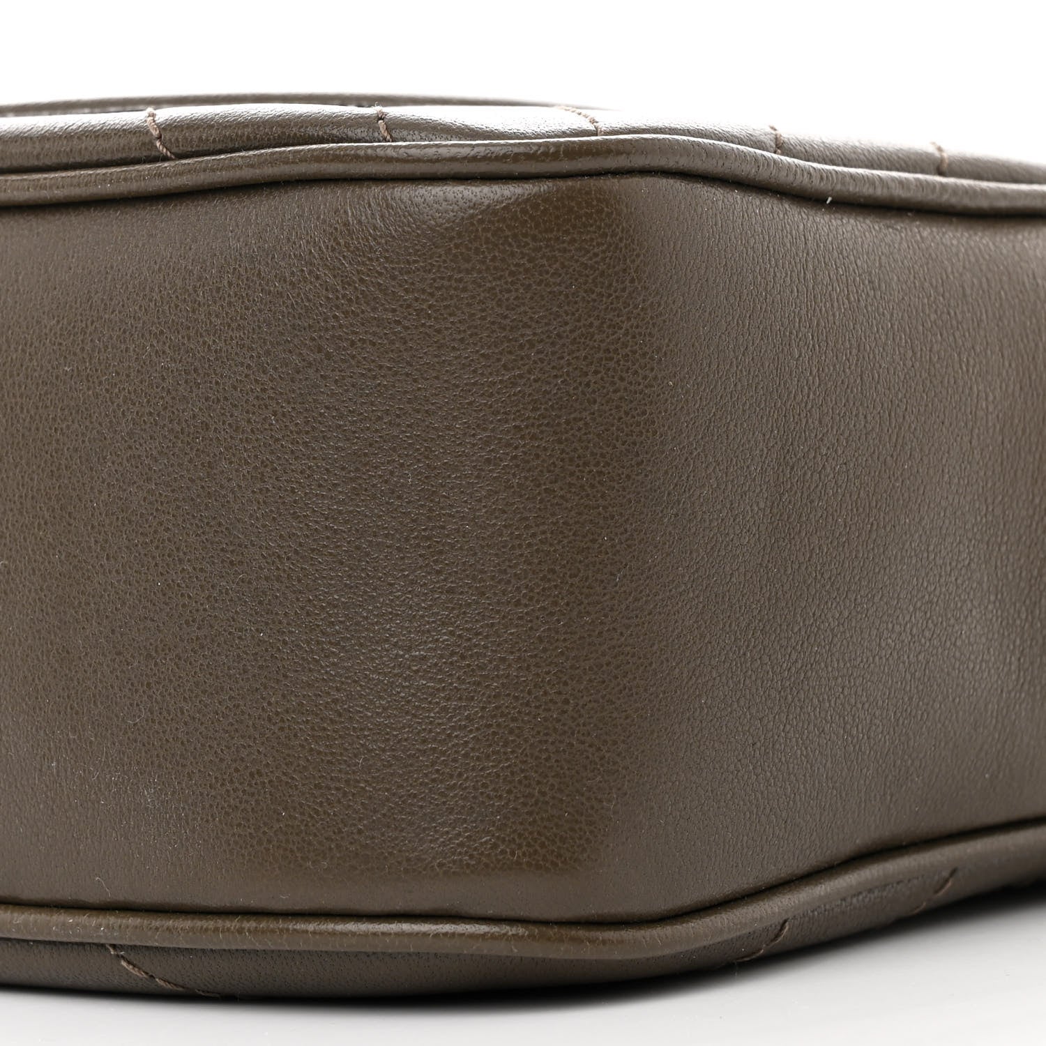 Gucci Sakai Be Green Calfskin Diagonal Stitched Small Blondie Shoulder Bag Craclet Brown 10 of 10