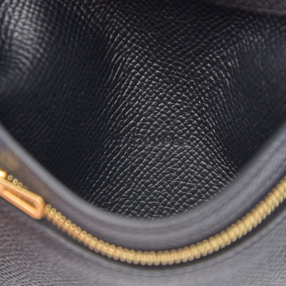 Hermes Epsom Bearn Compact Wallet Black 6 of 6