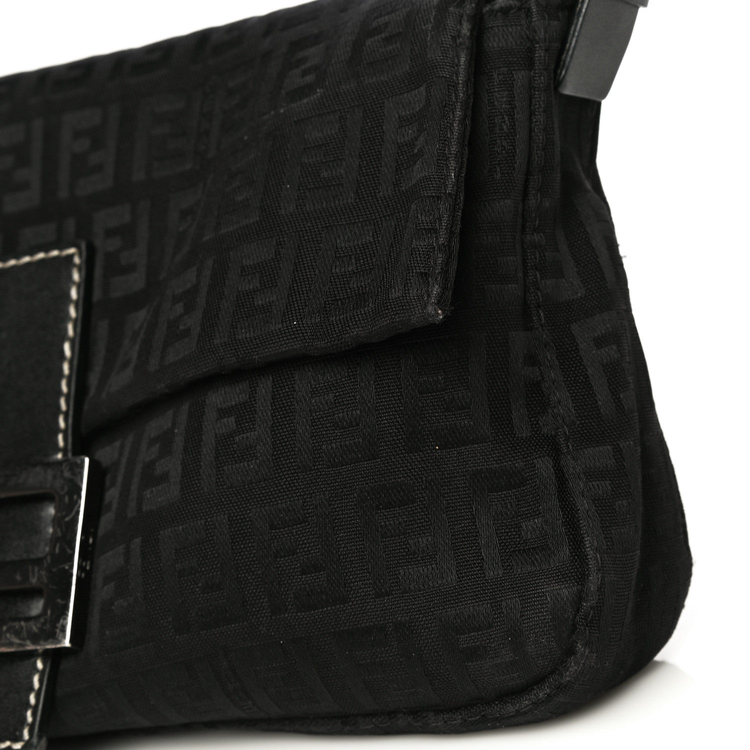 Fendi Zucchino Baguette Black 17 of 17