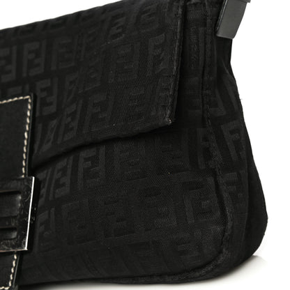 Fendi Zucchino Baguette Black 17 of 17