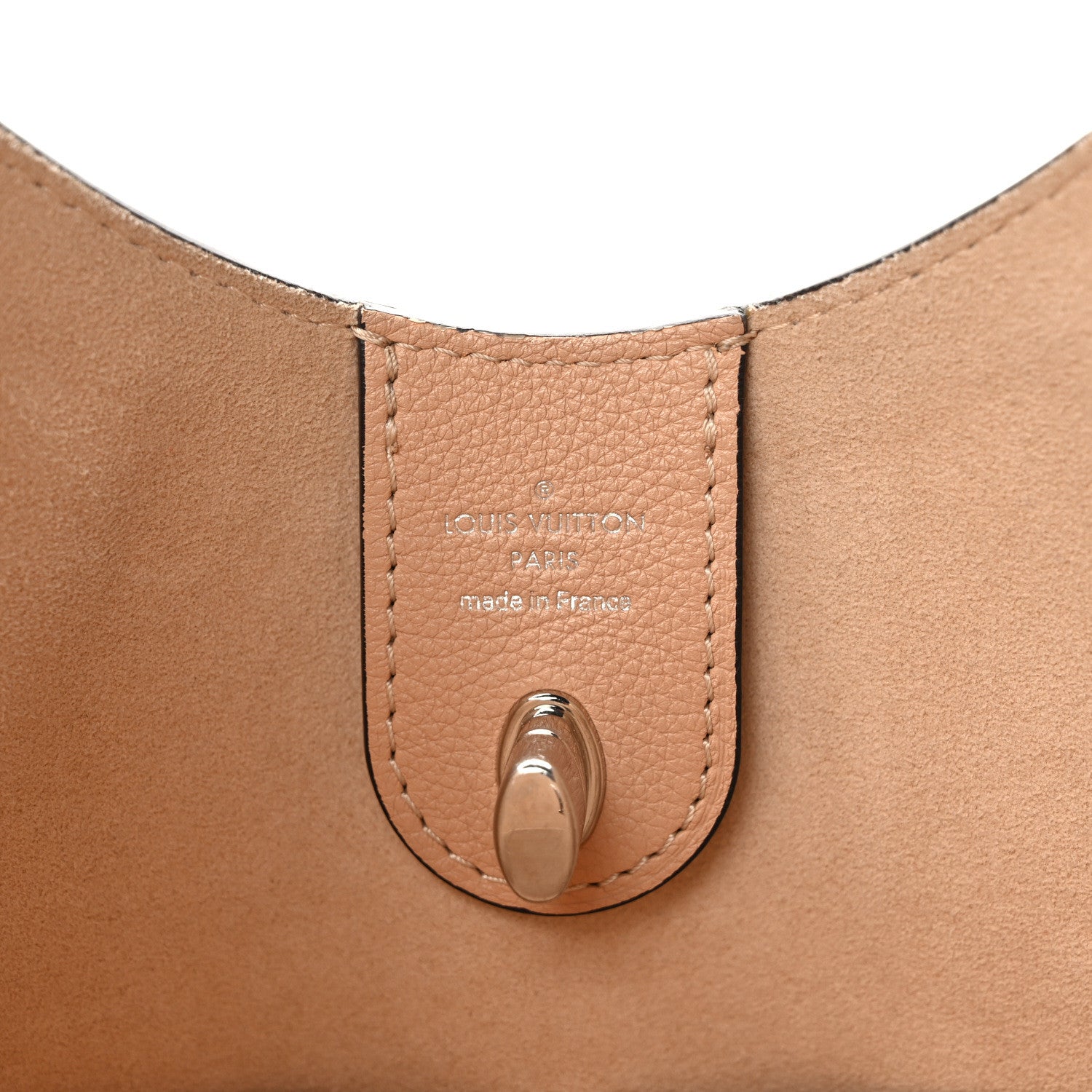 Louis Vuitton Calfskin Lockme Hobo Beige 6 of 11