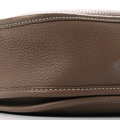 Hermes Taurillon Clemence Evelyne III PM Etoupe 9 of 15