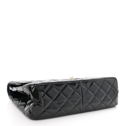 Chanel Distressed Patent Quilted 2.55 Reissue 227 Flap Dark Blue 4 of 10