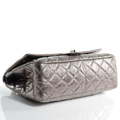 Chanel Aged Calfskin 2.55 Reissue 228 Flap Dark Silver 4 of 7