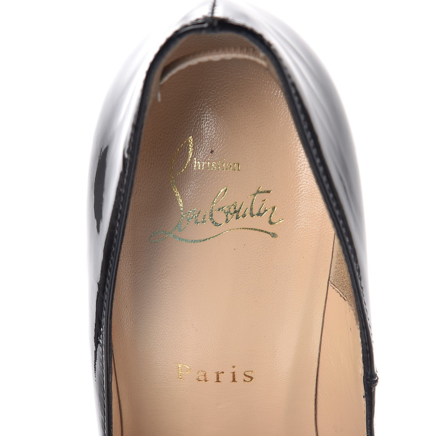 Christian Louboutin Patent Rolando 120 Pumps 38 Black 9 of 12