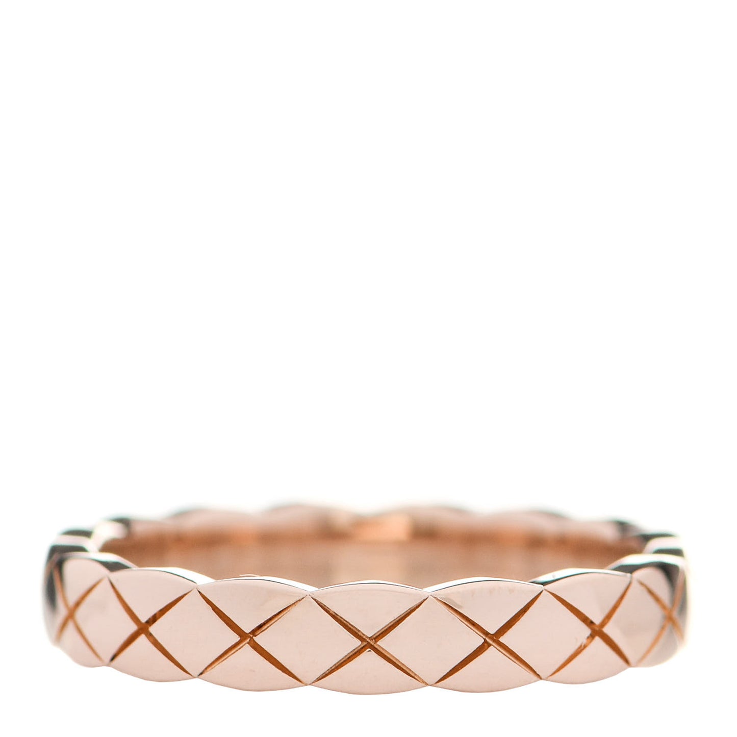 18K Beige Gold Mini Coco Crush Ring 49 4.75