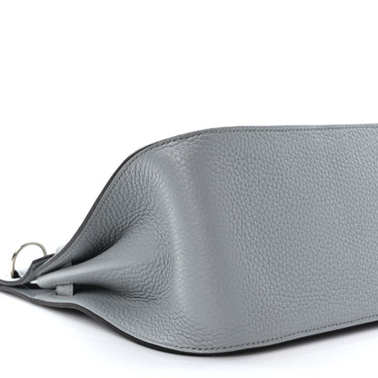 Hermes Taurillon Clemence Jypsiere 28 Bleu Arctic 7 of 8