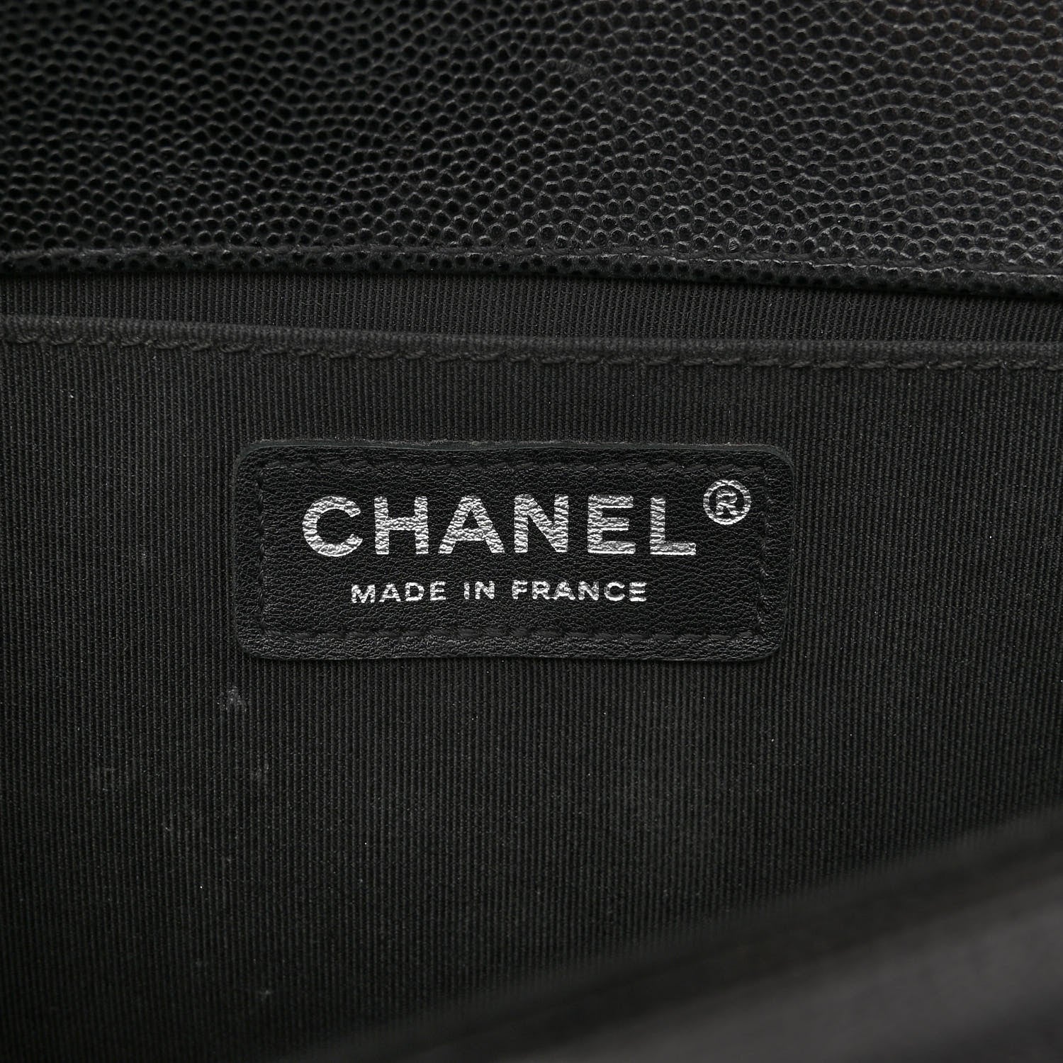 Chanel Caviar Quilted Medium Boy Flap Black 6 of 11