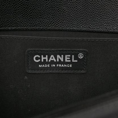 Chanel Caviar Quilted Medium Boy Flap Black 6 of 11