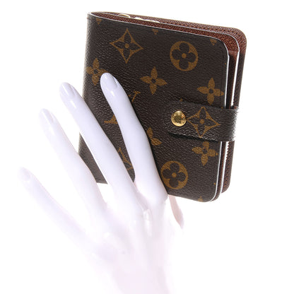 Louis Vuitton Monogram Compact Zippe Zipped Wallet 2 of 7