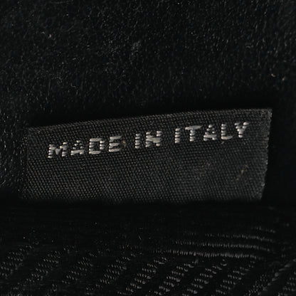 Prada Saffiano Travel Brique Crossbody Messenger Bag  Black 7 of 14