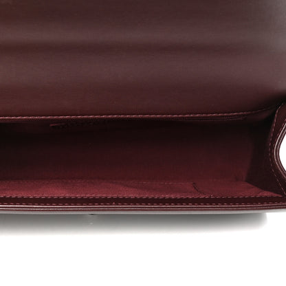 Chanel Calfskin Chevron Quilted New Medium Boy Flap Burgundy 4 of 5