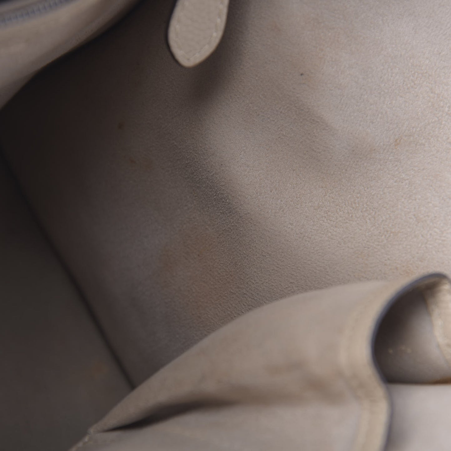 Drummed Calfskin Mini Luggage Dune