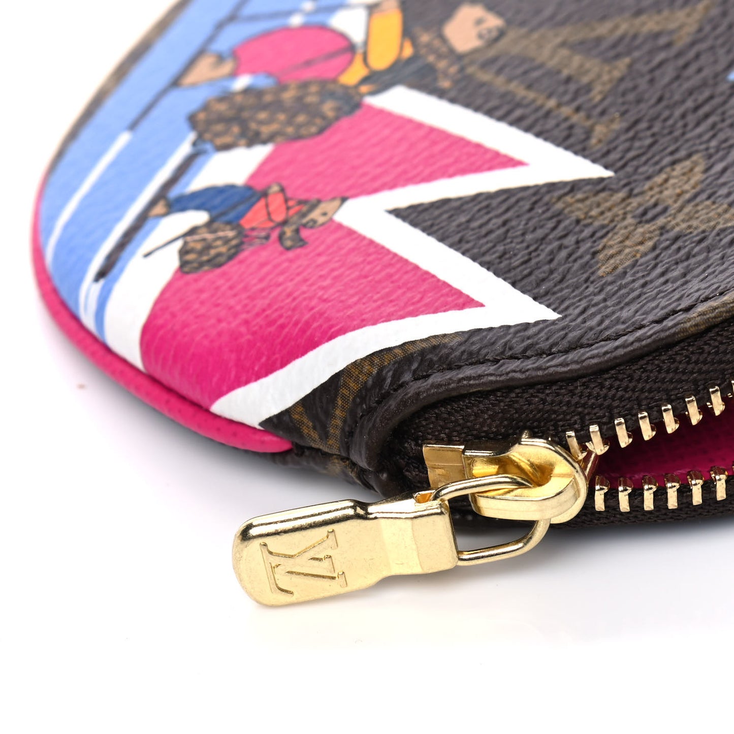 Monogram 2018 Christmas Animation Round Coin Purse