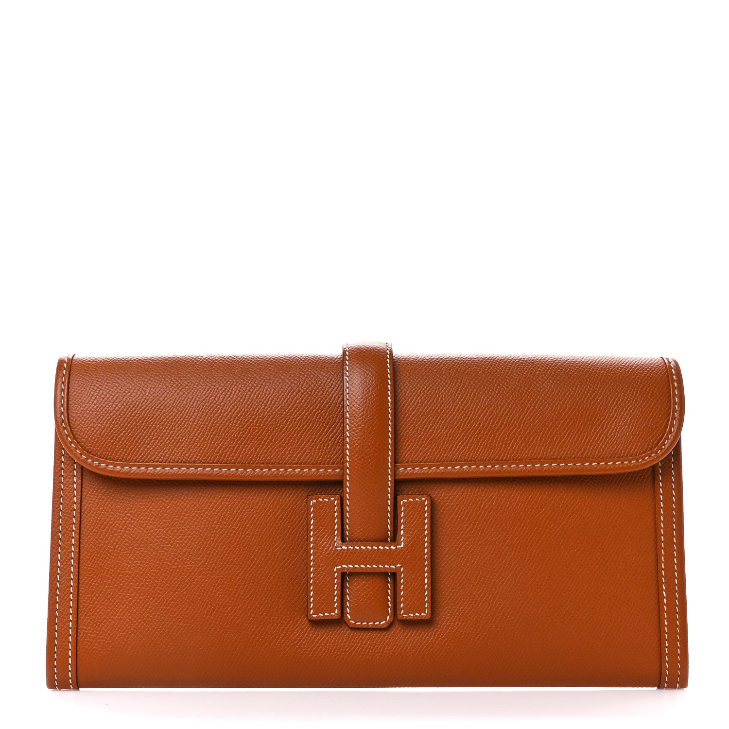 Hermes Epsom Jige Elan 29 Clutch Gold 1 of 10