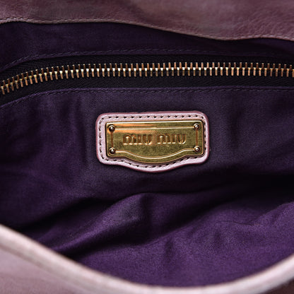 Miu Miu Nappa Matelasse Coffer Hobo Mughetto 6 of 17