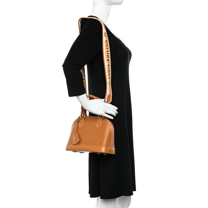 Louis Vuitton Epi Jacquard Alma BB Honey Gold 2 of 10