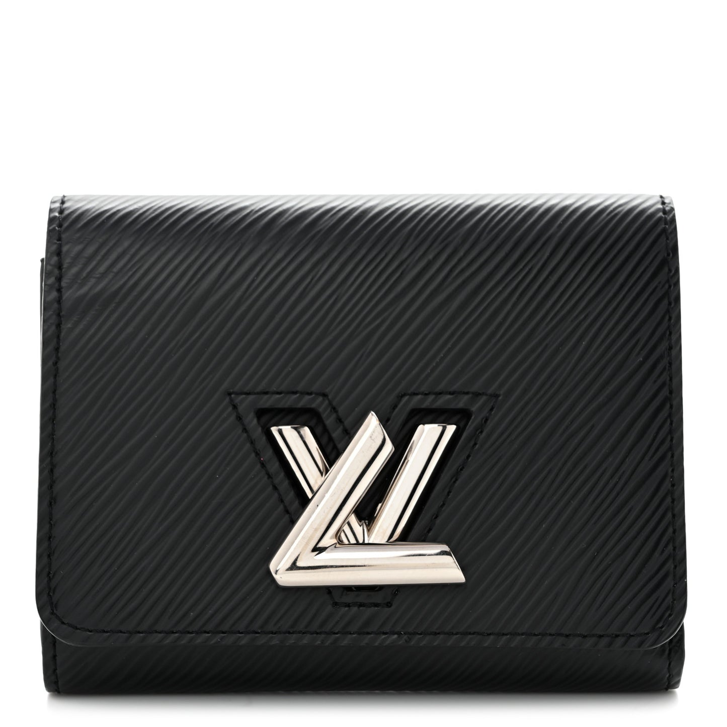 Epi Twist Compact Wallet Black