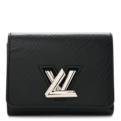 Louis Vuitton Epi Twist Compact Wallet Black 1 of 8