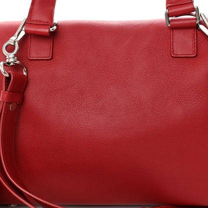 Balenciaga Veau Soyeux Small Tool Satchel Rouge Groseille 17 of 20