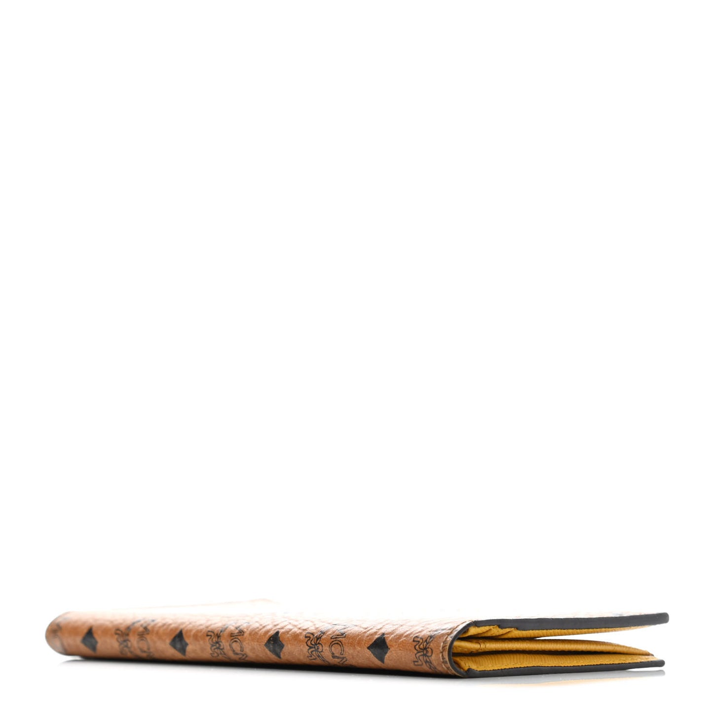 Visetos Bi-Fold Long Wallet Cognac Yellow