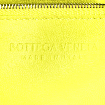 Bottega Veneta Lambskin Maxi Intrecciato Cassette Crossbody Bag Acid Kiwi 6 of 10