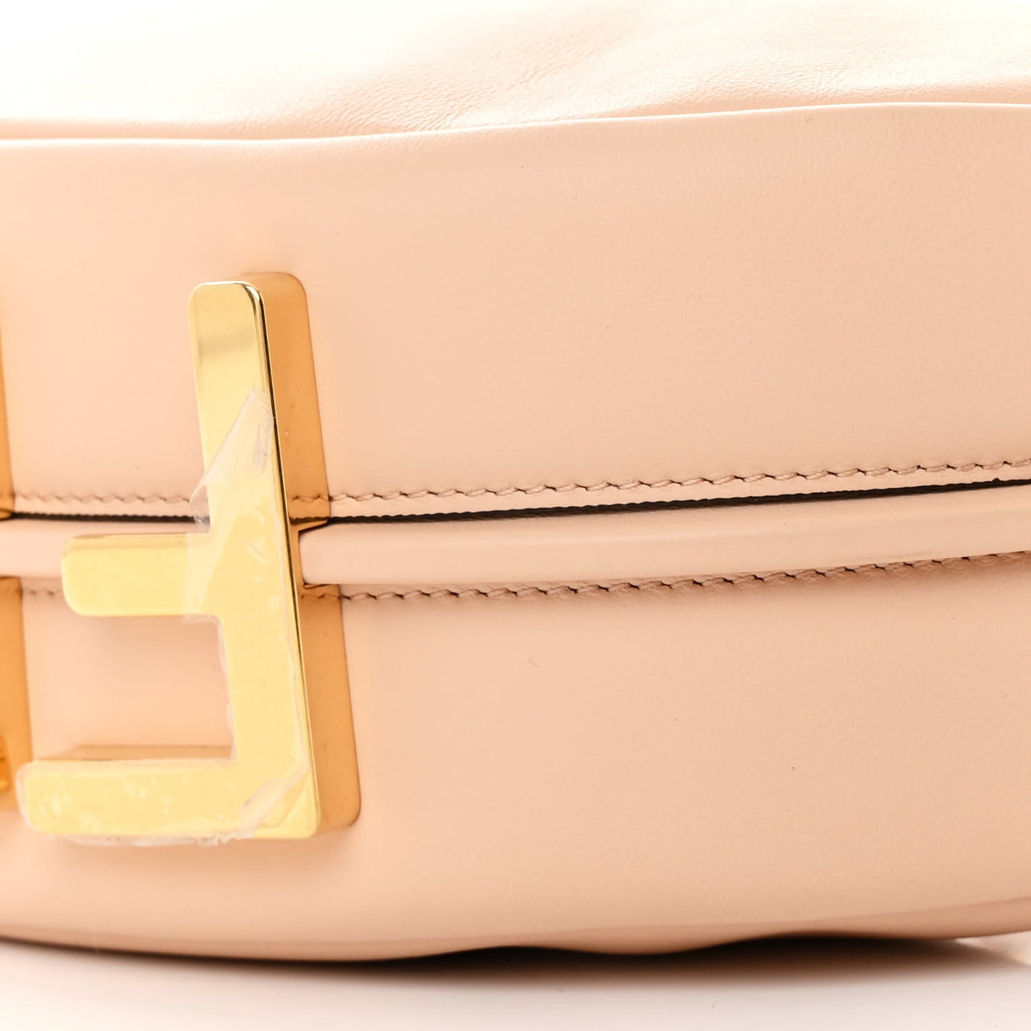 Vitello Grace Matte Small Fendigraphy Hobo Bag Light Rose