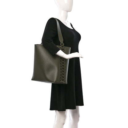 Stella McCartney Grainy Alter Mat Frayme Tote Khaki 2 of 9