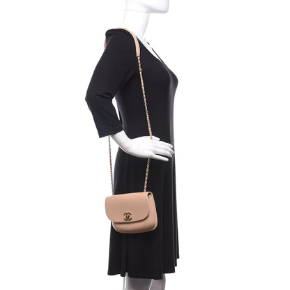 Chanel Caviar Flap Bag Light Beige 2 of 12