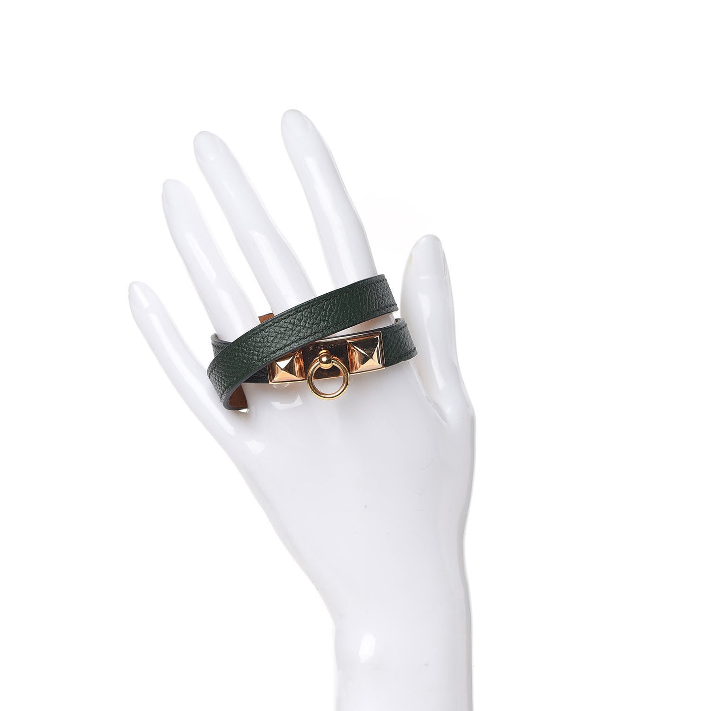Epsom Rivale Double Tour Bracelet S Vert Anglais